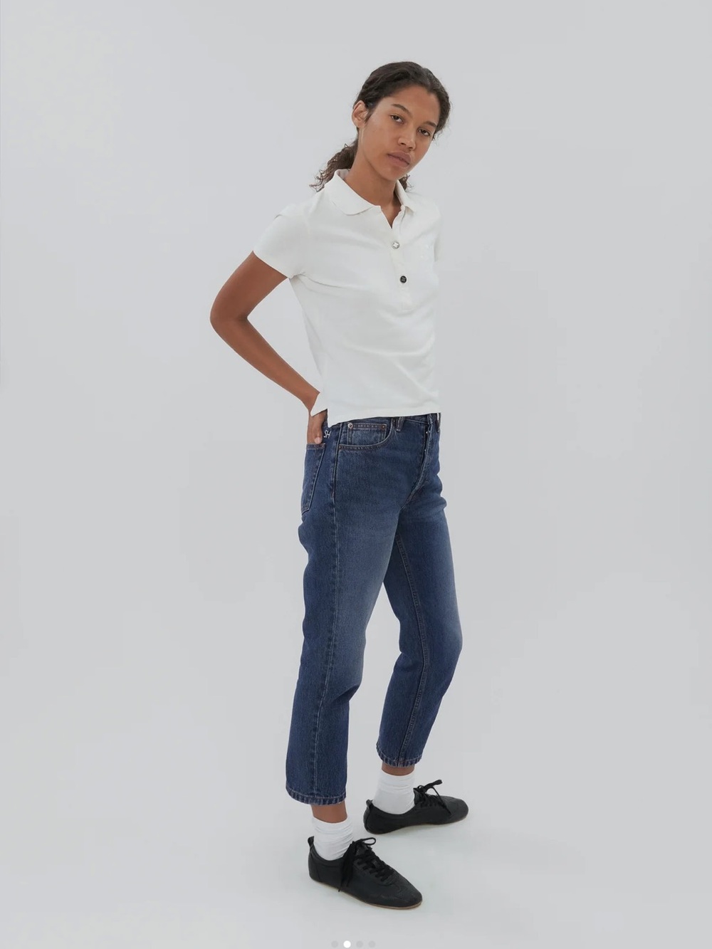Still Here Tate Jean - High-Rise Crop Wedgie Fit
